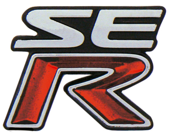  LETRERO SE-R 2" ACRILICO Y CROMO