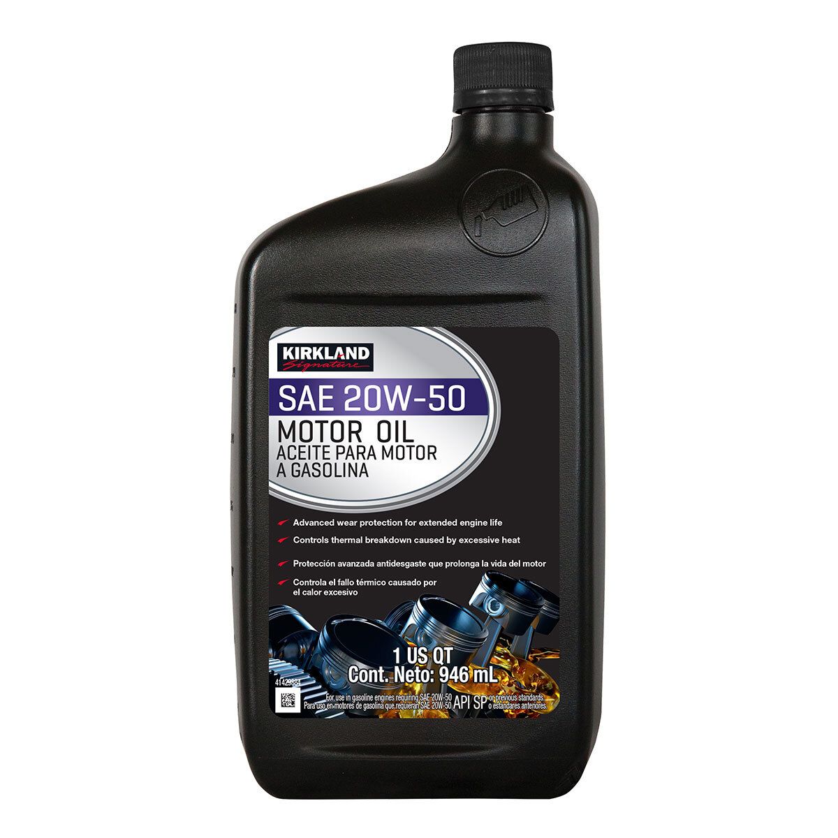 ACEITE 20W-50 KIRKLAND  MOTOR A GASOLINA 946ML